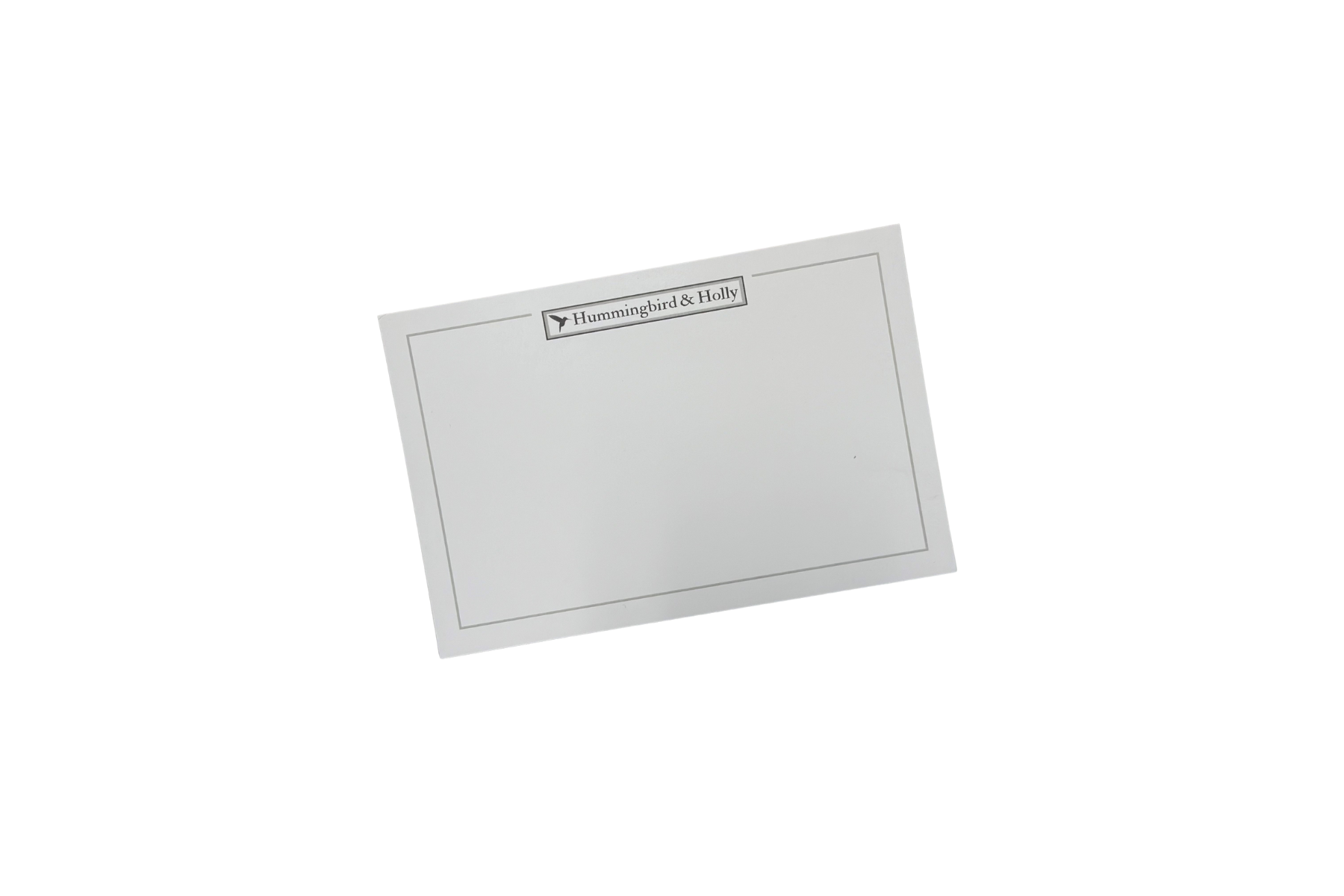 close up of the notecard included in our mini holiday charcuterie gift basket.