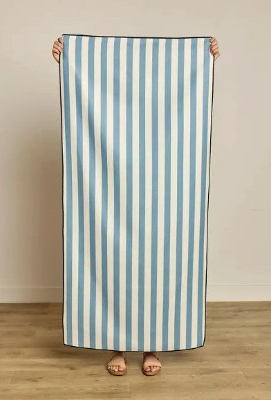 close up of beach towel included in our summer state of mind gift box.