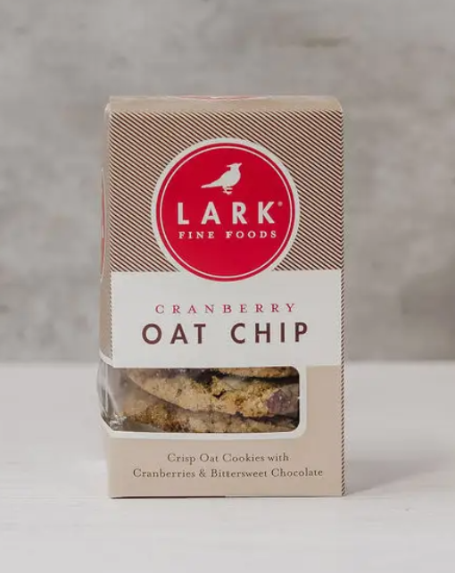 closeup of Lark Cookies included in our Pop the Champagne gift basket