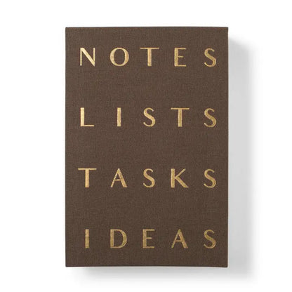 Close up of desktop notepad.