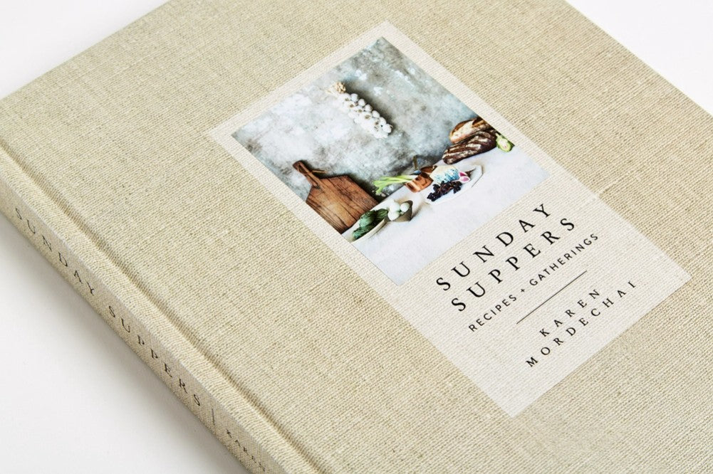 close up of Sunday Suppers cookbook