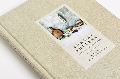 close up of Sunday Suppers cookbook