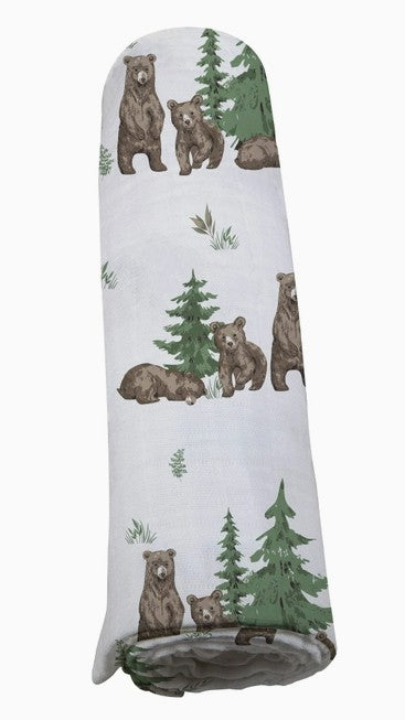 close up of swaddle blanket